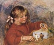 Pierre Renoir Coco Playing china oil painting artist